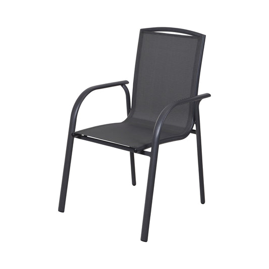 Stack Chair Aluminium Dark Grey