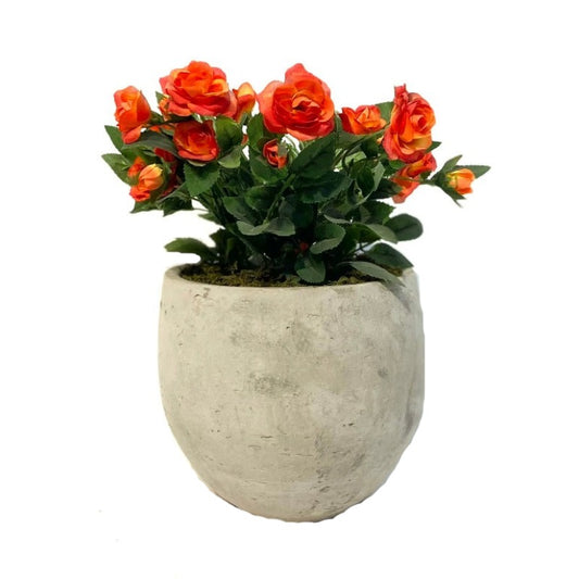 Artificial Orange Begonia Arrangement