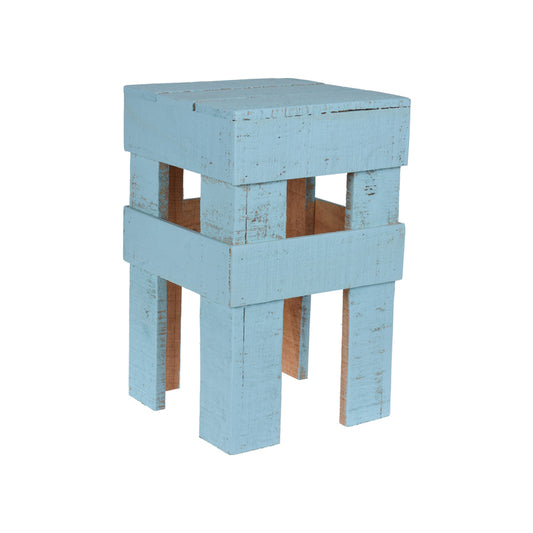 Stool Teak Turquoise