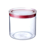 Kitchen Jar 1L Transp-Red