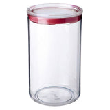 Kitchen Jar 2L Transp-Red