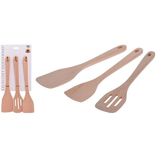 Wooden Spatula Set 3pcs