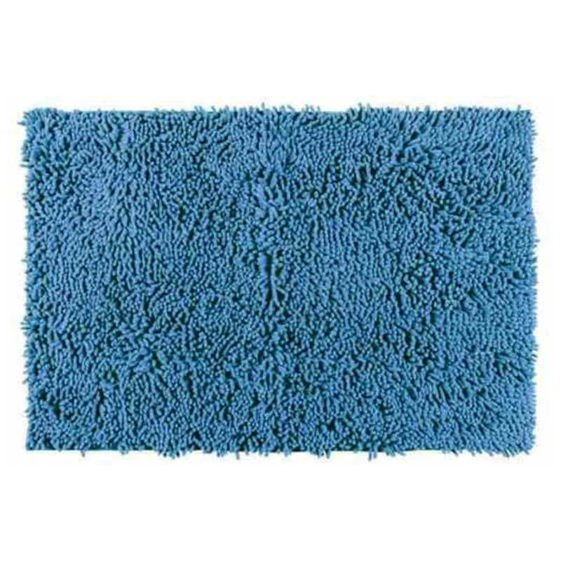 Bath Mat Chenille, Ocean Blue