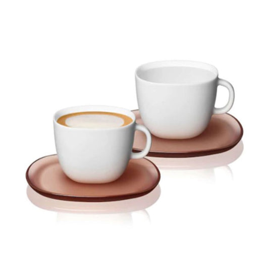 Cappuccino Cup Thick Body Ceramic Bottle and Saucer for Flat White Latte  Double Espresso Coffee Cup Drinkware Container Mugs