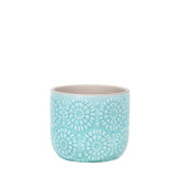 Oceanic Floral Space (Set of 3 Ceramic Vases)