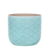 Oceanic Floral Space (Set of 3 Ceramic Vases)