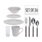 Porcelain Dinner Set (Pack of 36 Pieces)