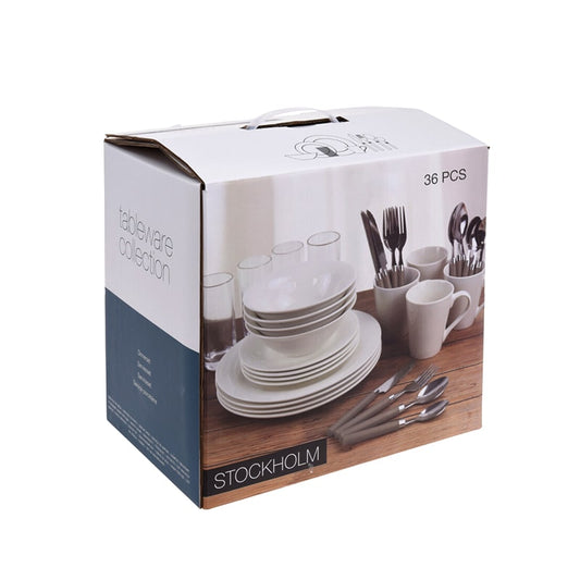 Porcelain Dinner Set (Pack of 36 Pieces)