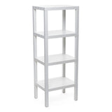 Rectangular Rack Lombok 4 Levels White