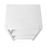 Rectangular Rack Lombok 4 Levels White