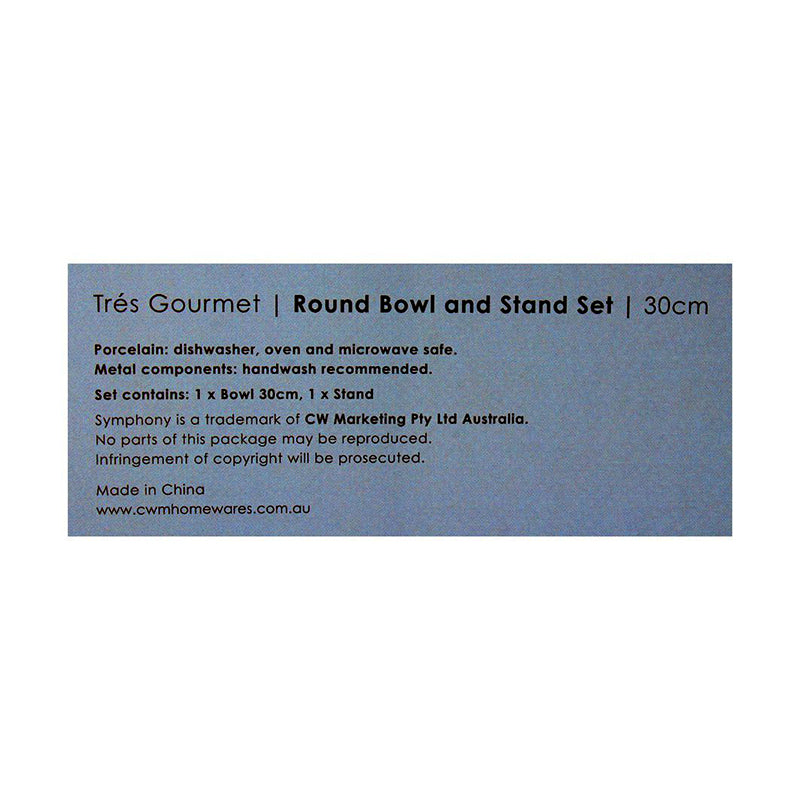 Round Bowl With Rack