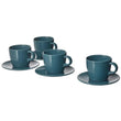 Cup and Saucer Set of 4