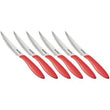 Steak Knife 12cm Red Set of 6