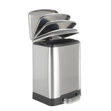 Pedal Bin Easy Close 6 Liter Stainless Steel