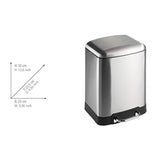 Pedal Bin Easy Close 6 Liter Stainless Steel