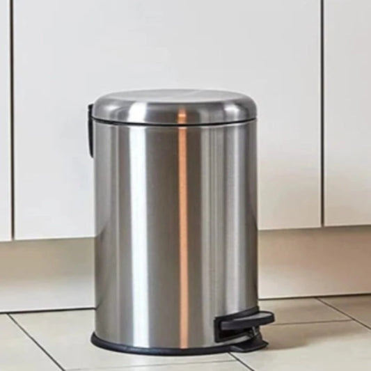 Pedal Bin Stainless Steel Leman Easy Close 12L