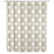 Shower Curtain 180x200 Stella Taupe Antim