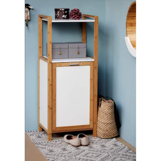 Wenko Finja Shelf with 30 Liter laundry Basket