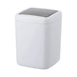 Barcelona White Swing Cover Bathroom Waste Bin 3 Ltr