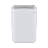Barcelona White Swing Cover Bathroom Waste Bin 3 Ltr