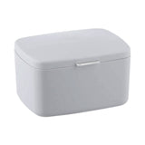 Barcelona White Small Bathroom Storage Box With Lid
