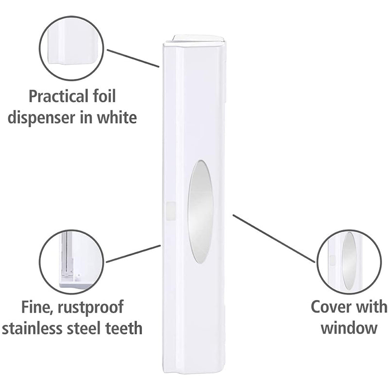 Perfect Cutter Foil Dispenser, White