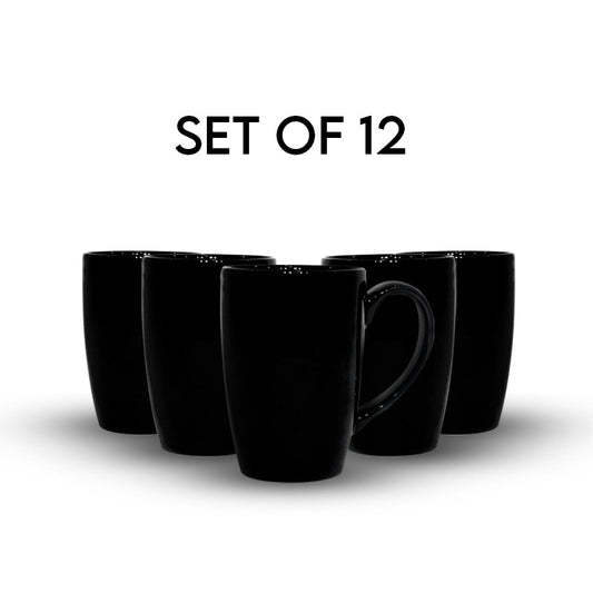 Set of 12 Black Tea/Coffee Mug