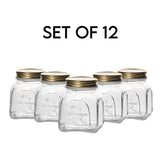Set of 8 Pasabahce Glass Jar 500ml