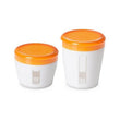 Kitchen Jar Oblo Orange 0.5L, 0.75L