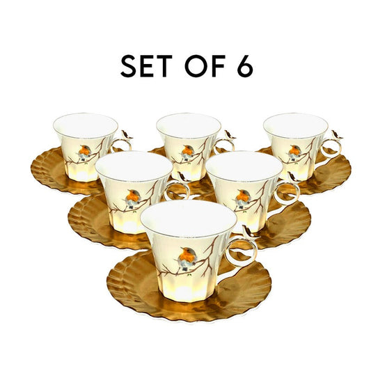 Cup & Saucer Set (6pcs Set)
