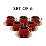 Cup & Saucer Set (6pcs Set)