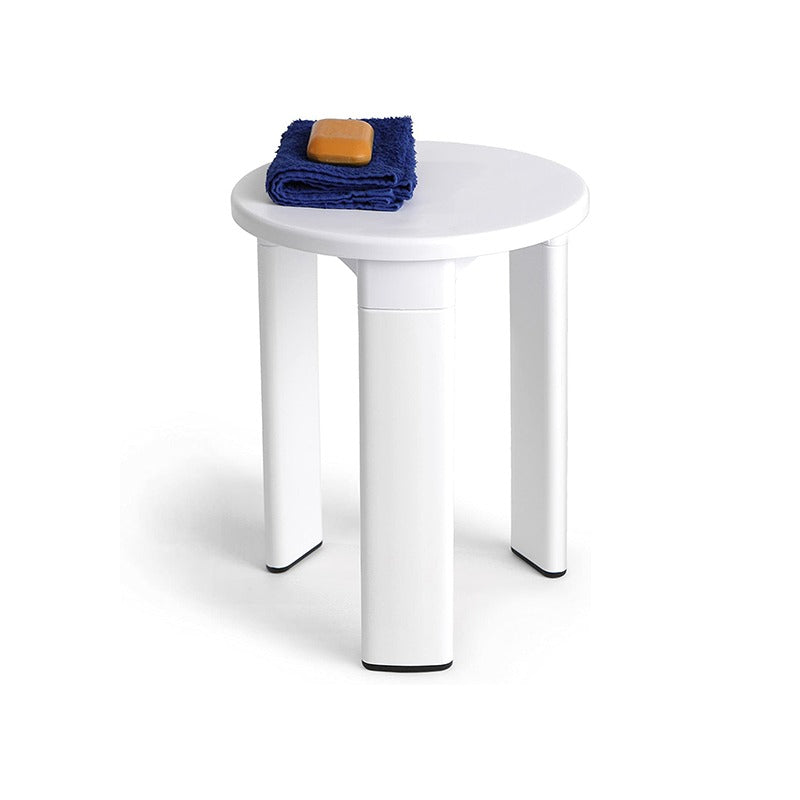 Tatay Bath Stool, White by JB Saeed Studio Complete Home Solution