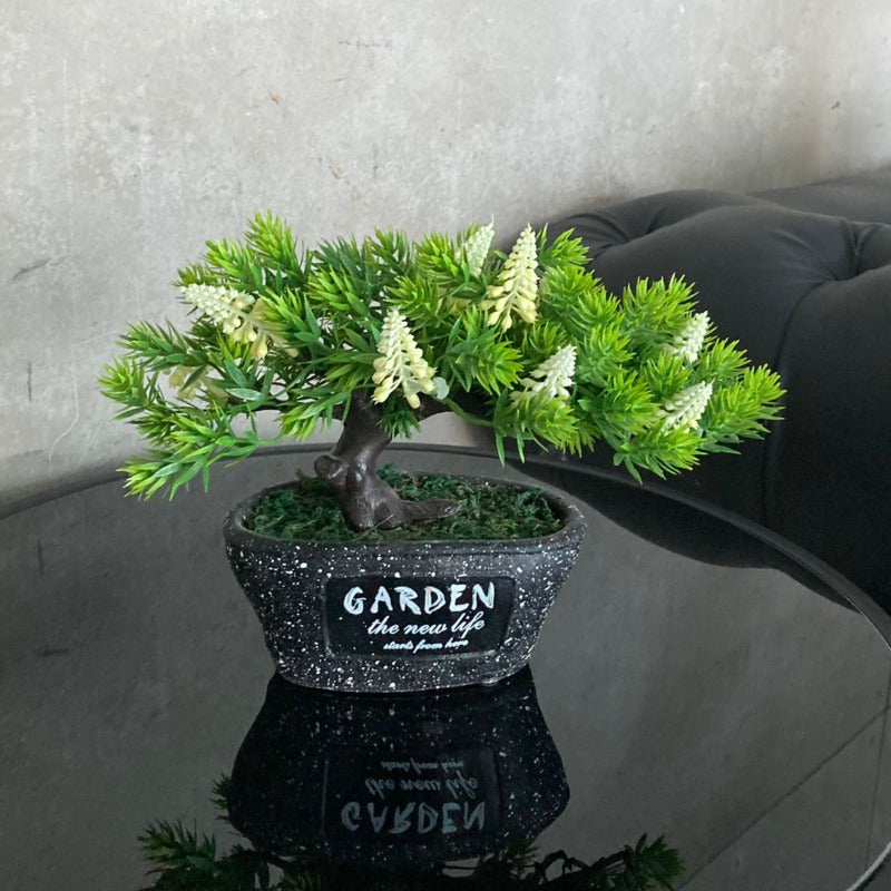 Artificial Flower Plant in Garden Pot 
