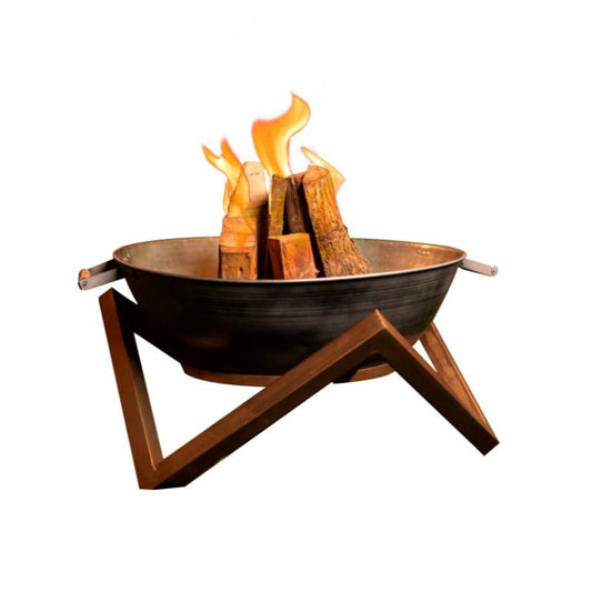 Fire Pit Antique Brass