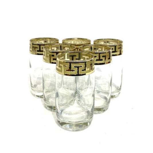 Gold Cocktail Glass Set (Pack of 6)