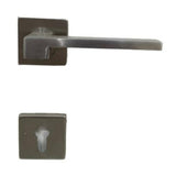 Euroart SS Lever Handle On Square Rose