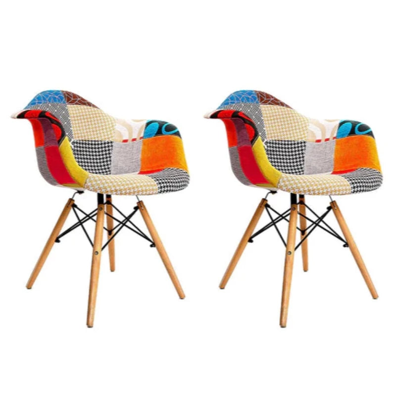 Dining & Room Chair With Arms Multicolor