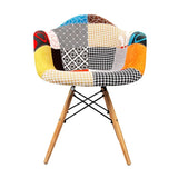 Dining & Room Chair With Arms Multicolor