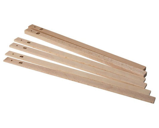 Dough Roll-Out Wooden Rods