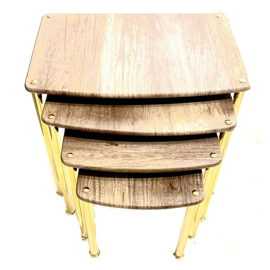 Light Wood Nest Table Set