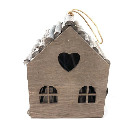 Wooden Bird Feeder House
