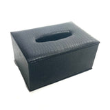 Faux Leather Tissue Box Snake Small
