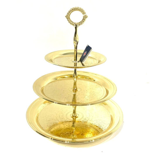 3 Tier Cake Stand Gold