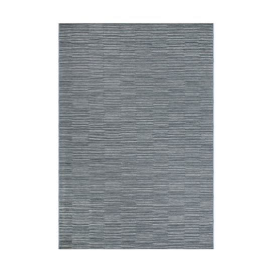 Brighton Indoor/Outdoor Rug Flatweave Dark Grey Stripped