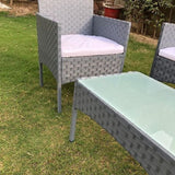 Garden Furniture Set Grey