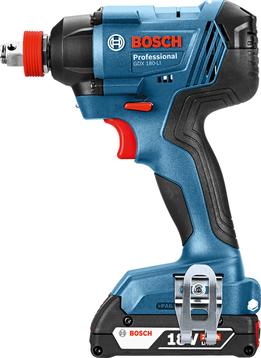 Bosch Cordless Impact Driver + Wrench,  1/2", 18V, 2.0Ah, M14, 180N.m., HD., Ex. Battery