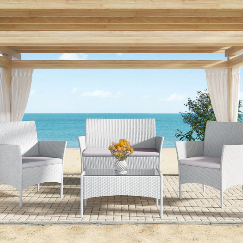 Garden Furniture Set Grey