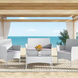 Garden Furniture Set Grey
