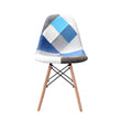Dining & Room Chair Blue Patchwork