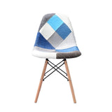 Dining & Room Chair Blue Patchwork